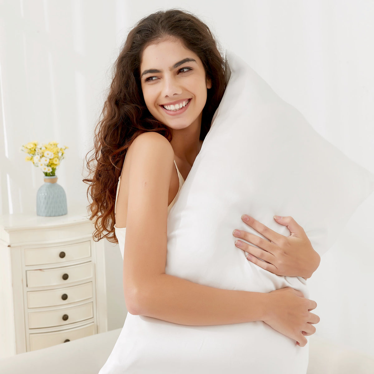 2 Pack 19 Momme Zippered Silk Pillowcase
