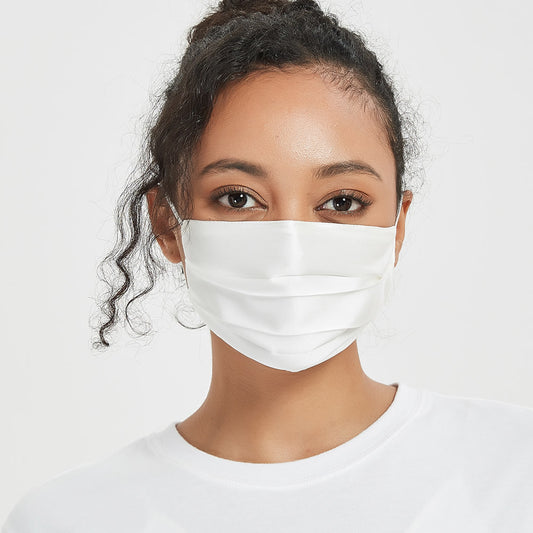 3 Packs 100% Silk Double Lined Face Mask