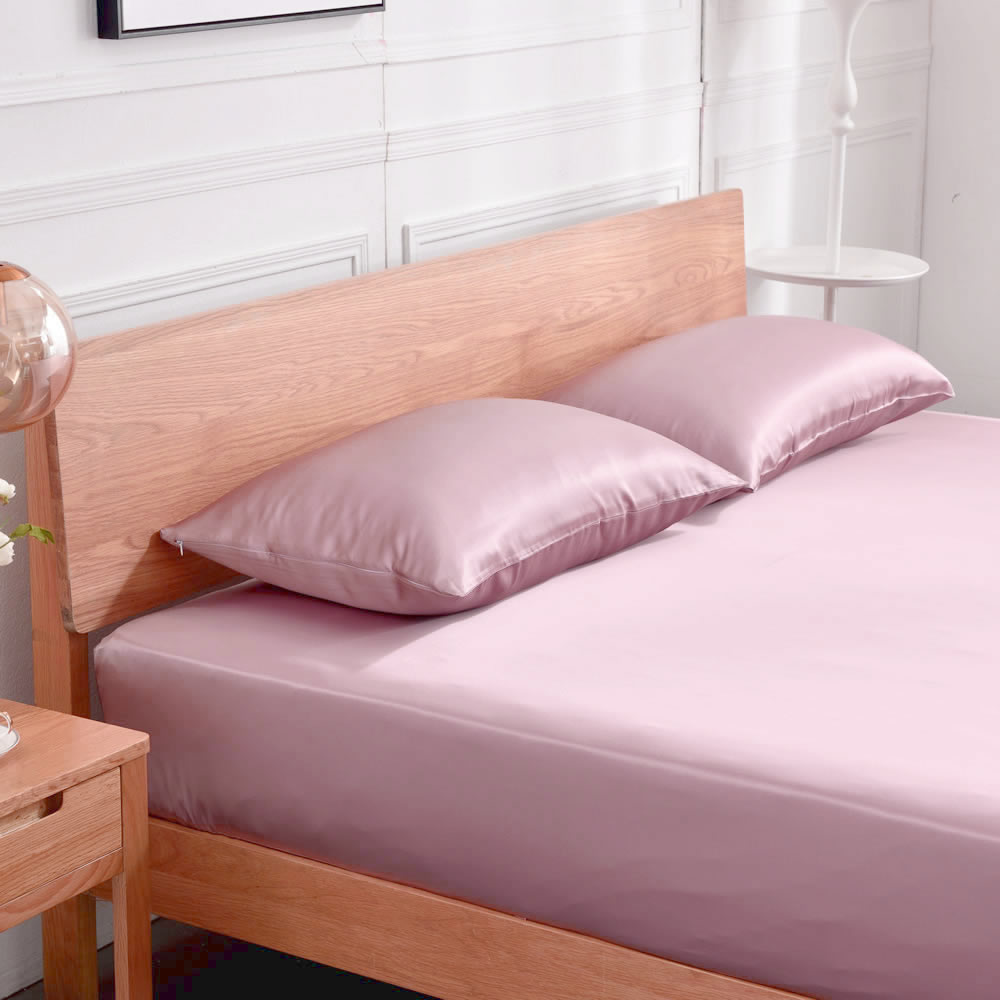 3PCS 30 Momme Silk Fitted Sheets Pillowcase Set