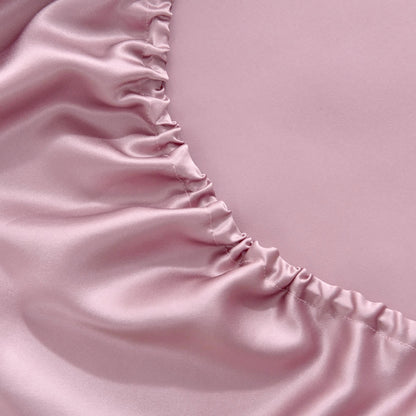 3PCS 30 Momme Silk Fitted Sheets Pillowcase Set