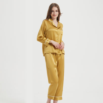 Women Chic Silk Pajamas