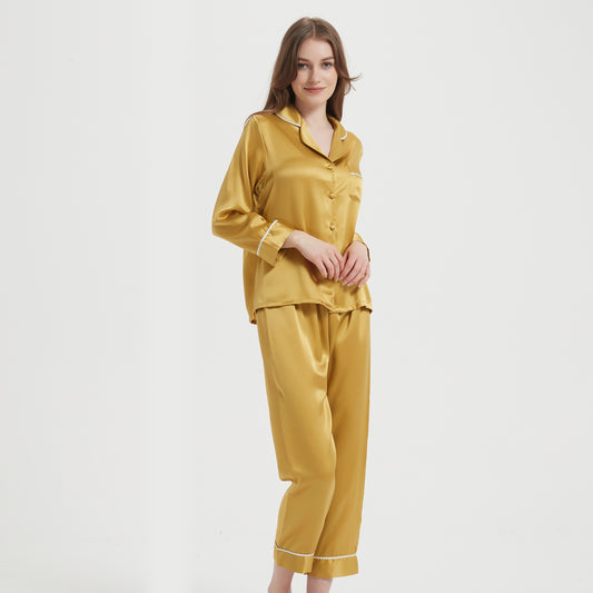 Women Chic Silk Pajamas