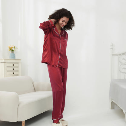 Classic Silk Pajamas Set For Women