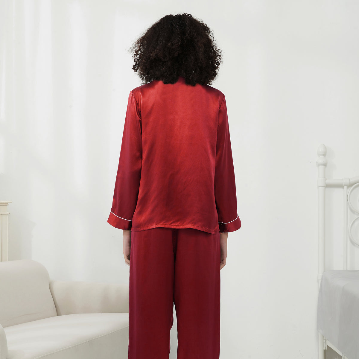 Classic Silk Pajamas Set For Women