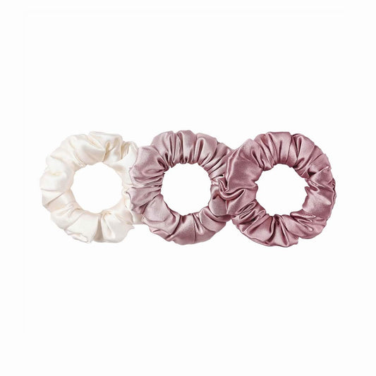 3 Pack Silk Scrunchies | 30 Momme | Small