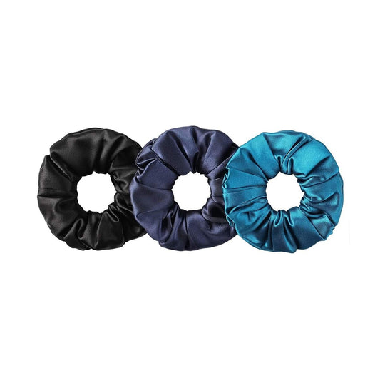 3 Pack Silk Scrunchies | 30 Momme | Medium