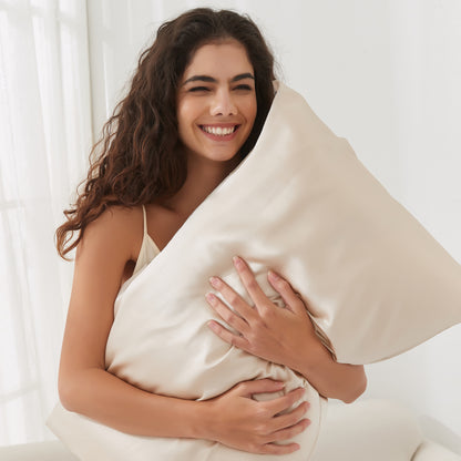 1PC 19 Momme Terse Envelope Silk Pillowcase
