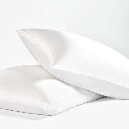 2 Pack 19 Momme Zippered Silk Pillowcase
