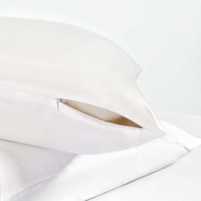 2 Pack 19 Momme Zippered Silk Pillowcase