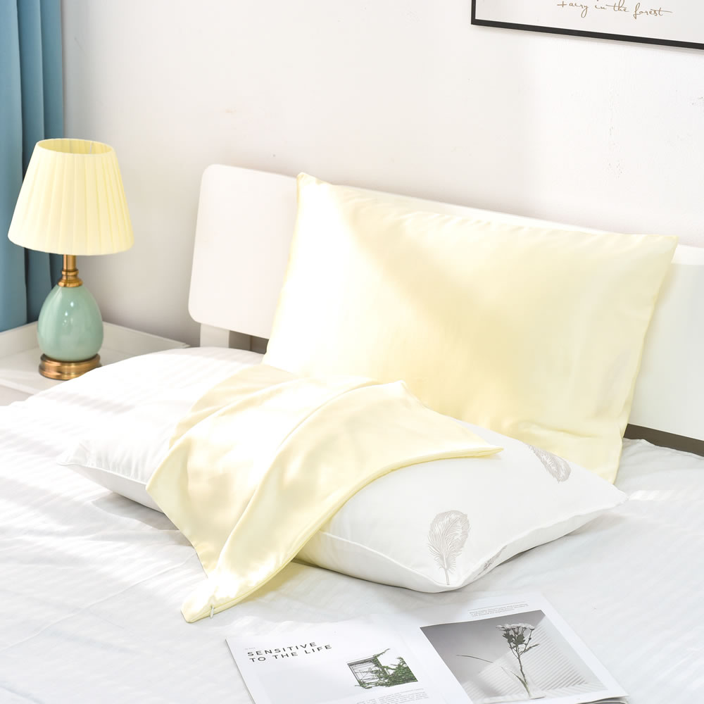30 Momme Terse Silk Pillowcase With Hidden Zipper