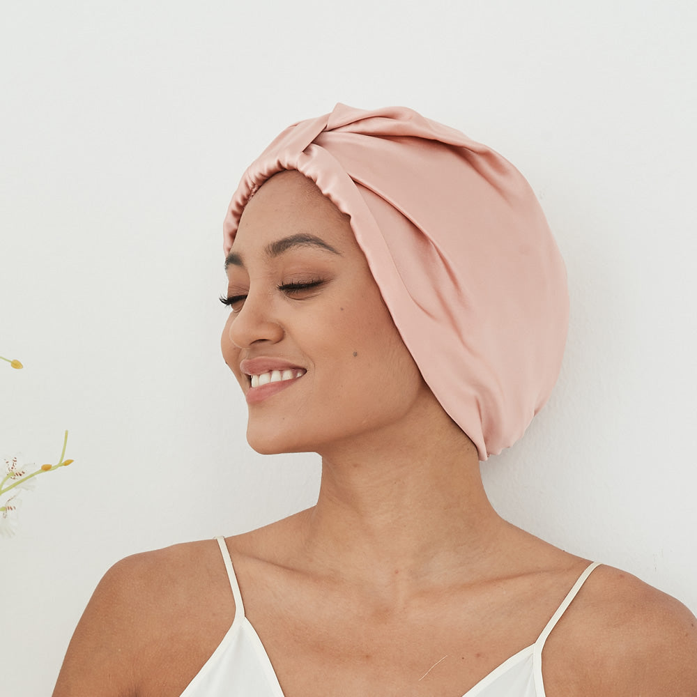Silk Turban Bonnet - Luxury 30 Momme