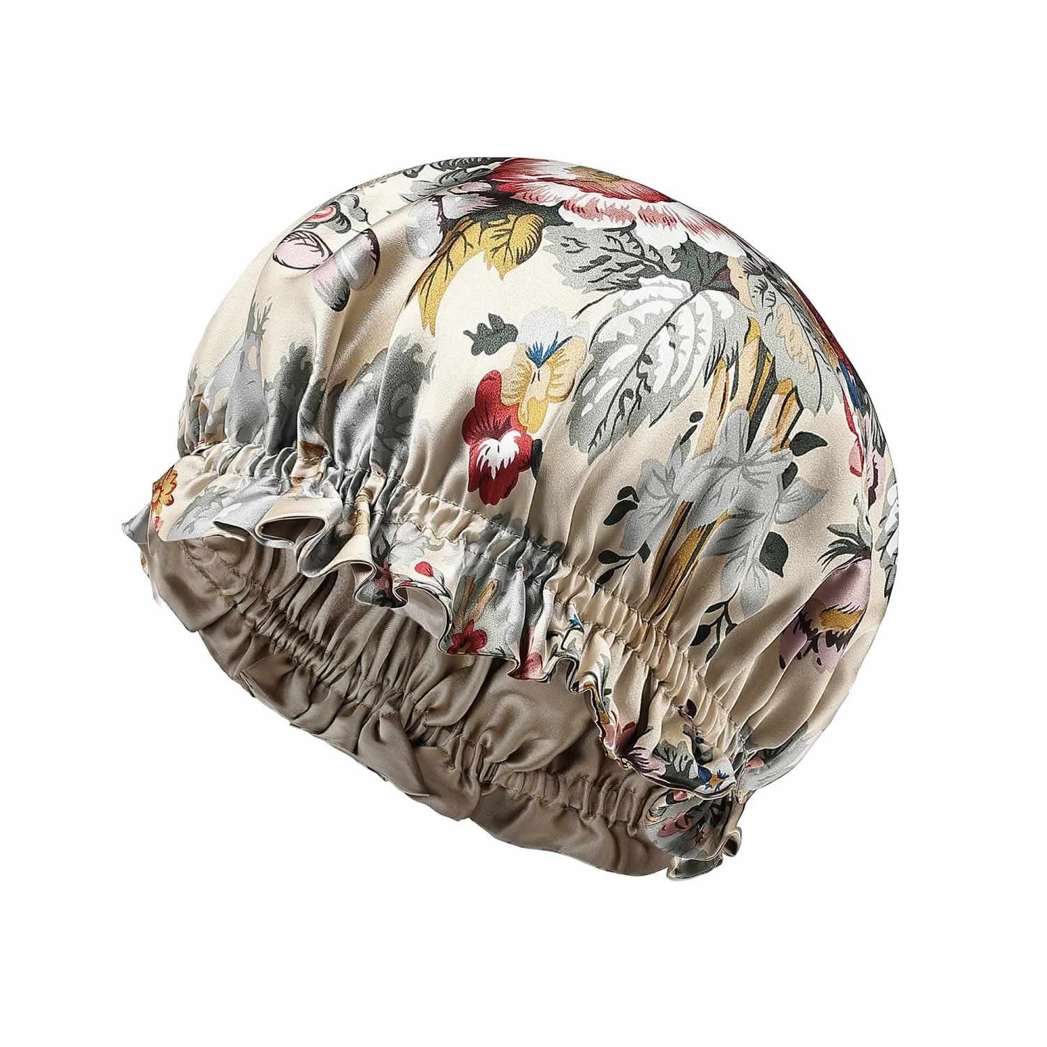 Silk Frills Bonnet - Floral Print