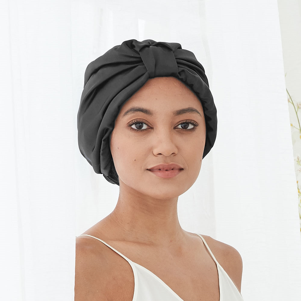 Silk Turban Bonnet - Luxury 30 Momme